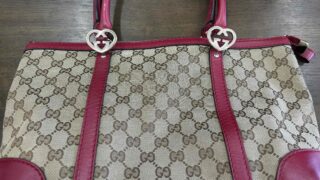 GUCCI グッチGGキャンバスバック高価買取