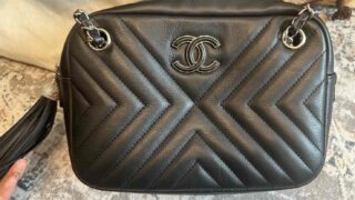 CHANEL Vシェブロン キルティングバック 高価買取